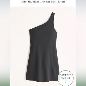 Abercrombie One Shoulder Traveler Mini Dress